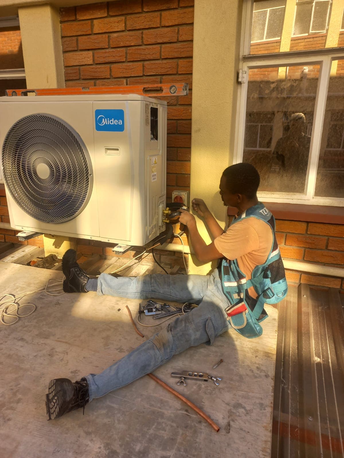 AirTech technician at work